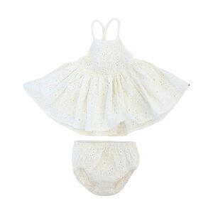 Oh Baby! Girls  Eyelet Party Dress (Panty To 2-3)